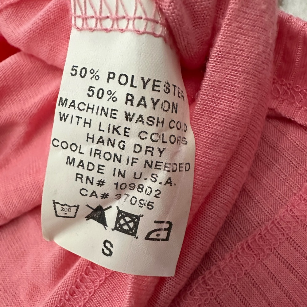 Da-Nang Layered Twist Strap Ribbed Tank Top in Punch Pink Size Small - Picture 12 of 17